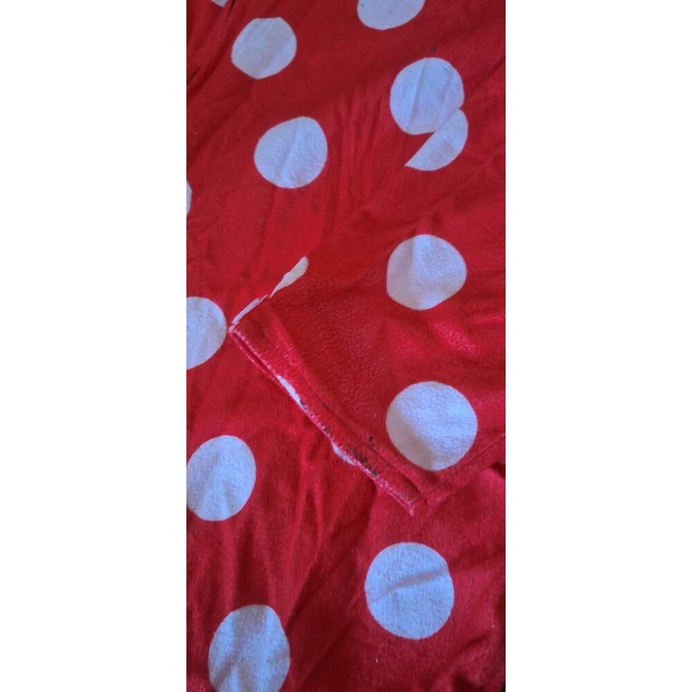 Spirit Halloween Minnie Mouse Adult Costume Jumpsuit L XL Onesie Gloves Disney - Picture 8 of 14